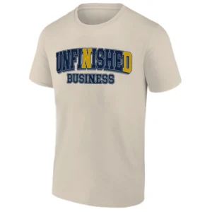 UNFINISHED BUSINESS SHIRT Notre Dame Fighting Irish Football Tee – ND Championship Mission S