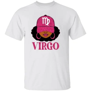 VIRGO GIRL SHIRT Black Queen Zodiac Tee – Astrology Birthday Gift W