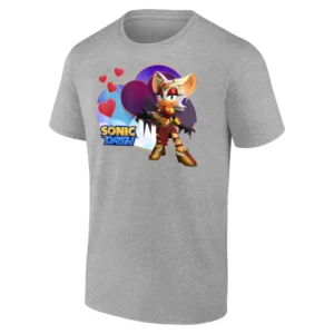 Valentine Rouge Shirt Sonic Dash Heart Tee Sonic the Hedgehog Official Apparel G