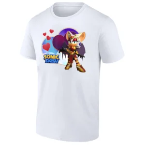 Valentine Rouge Shirt Sonic Dash Heart Tee Sonic the Hedgehog Official Apparel w