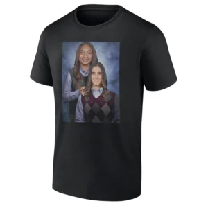 WASHINGTON MYSTICS STEP SISTERS SHIRT Kiki Iriafen and Sonia Citron WNBA Fan Tee