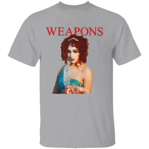WEAPONS SINGER SHIRT Chappell Roan in The Rise and Fall of a Midwest Princess – Concert & Cult Horror Crossover Tee G