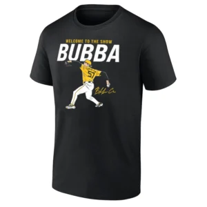 WELCOME TO THE SHOW SHIRT Bubba Chandler Pittsburgh Pirates Tee – MLB Rookie Phenom Fan Gear