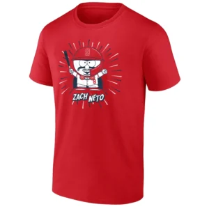 ZACH NETO SHIRT Professor Chaos Tee – Los Angeles Angels 2020 Club Baseball Shirt