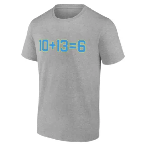 10 + 13 = 6 SHIRT Justin Herbert & Keenan Allen Los Angeles Chargers Touchdown Tee G