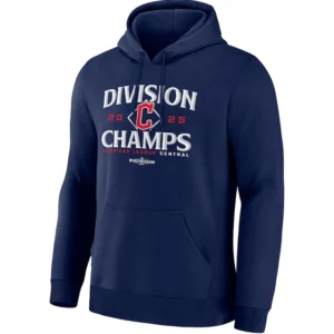 2025 AL CENTRAL DIVISION CHAMPIONS HOODIE Cleveland Guardians Locker Room Celebration Tee