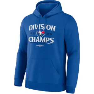 2025 AL EAST DIVISION CHAMPIONS HOODIE Toronto Blue Jays Locker Room Celebration Tee