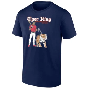 2025 CLEVELAND TIGER KING SHIRT Daniel Schneemann Cleveland Guardians Rivalry Tee