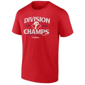 2025 DIVISION CHAMPS SHIRT – Philadelphia Phillies NL East Champions Locker Room Tee