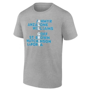 ALL GRIT SHIRT Detroit All Grit Names – Detroit Lions football tee