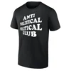 ANTI POLITICAL POLITICAL CLUB SHIRT Funny Anti Social Club Parody Tee Satire Statement T Shirt B
