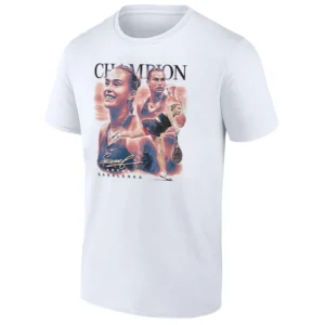 ARYNA SABALENKA VINTAGE CHAMPION SHIRT Retro Tennis Tee Grand Slam Winner & WTA Star