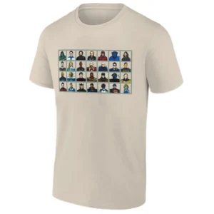 AVENGERS DOOMSDAY ALL STAR SHIRT Marvel X Men, Fantastic Four & Multiverse Heroes Collage Tee S