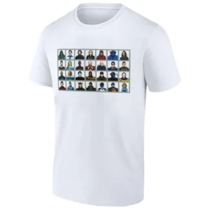 AVENGERS DOOMSDAY ALL STAR SHIRT Marvel X Men, Fantastic Four & Multiverse Heroes Collage Tee W