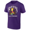 BALTIMORE RAVENS BART SIMPSON SHIRT Funny NFL x The Simpsons Crossover Tee