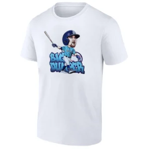 BIG DUMPER SHIRT Cal Raleigh Seattle Mariners Cartoon Home Run Tees W