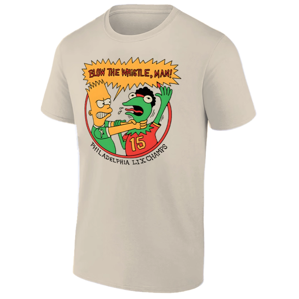 BLOW THE WHISTLE, MAN SHIRT Funny Bart Simpson Eagles Meme Tee Philadelphia Eagles LIX Champs vs Chiefs S BLOW THE WHISTLE, MAN SHIRT Funny Bart Simpson Eagles Meme Tee Philadelphia Eagles LIX Champs vs Chiefs S