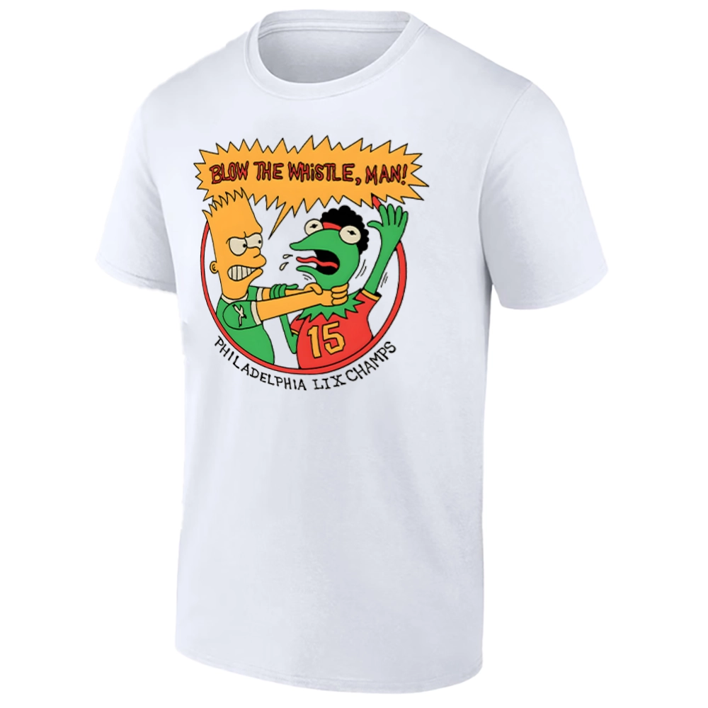 BLOW THE WHISTLE, MAN SHIRT Funny Bart Simpson Eagles Meme Tee Philadelphia Eagles LIX Champs vs Chiefs W BLOW THE WHISTLE, MAN SHIRT Funny Bart Simpson Eagles Meme Tee Philadelphia Eagles LIX Champs vs Chiefs W
