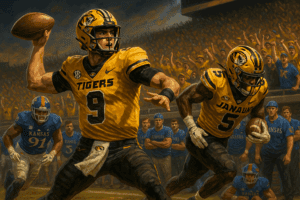 BORDER WAR CHAMPS SHIRT Missouri Tigers Football Tee Rivalry Win Over Kansas Jayhawks1