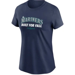 BUILT FOR FALL WOMEN'S SHIRT 2025 MLB Postseason Seattle Mariners Official Playoff Gear