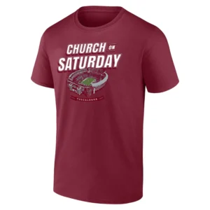 CHURCH ON SATURDAY SHIRT Alabama Crimson Tide Tuscaloosa Game Day Tee