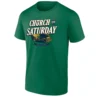 CHURCH ON SATURDAY SHIRT Notre Dame Fighting Irish South Bend Game Day Tee