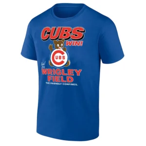CUBS WIN! WRIGLEY FIELD SHIRT Chicago Cubs The Friendly Confines Tee – Shota Imanaga Press Conference Gear