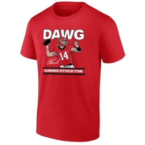DAWG SHIRT Gunner Stockton Georgia Bulldogs Football
