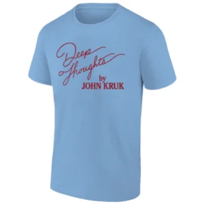 DEEP THOUGHTS BY JK SHIRT John Kruk Philadelphia Phillies Retro Commentary Tee