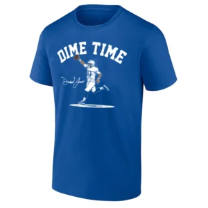 DIME TIME SHIRT Daniel Jones Indianapolis Colts Tee QB1 Football Fan Gear