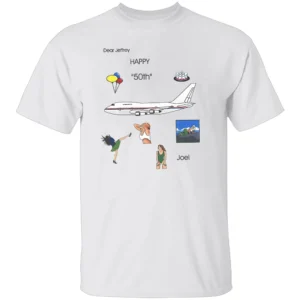 Dear Jeffrey Happy '50th' Joel Shirt Jeffrey Epstein, Jeffrey Epstein List W