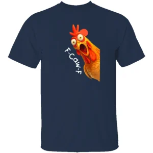 F CAW F CHICKEN SHIRT – Funny Rooster Meme Graphic Tee for Men and Women N