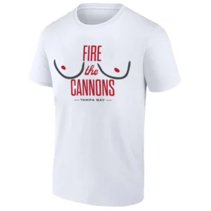 FIRE THE CANNONS SHIRT Tampa Bay Buccaneers Saucy Tailgate Tee