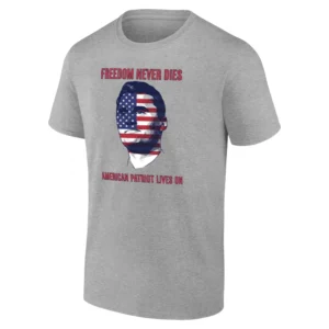 FREEDOM NEVER DIES SHIRT American Patriot Lives On Charlie Kirk Memorial Tribute Tee G