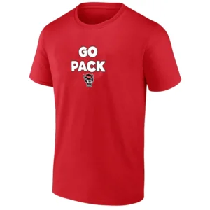 GO PACK SHIRT NC State Wolfpack Football Tee – Official Slogan Fan Gear