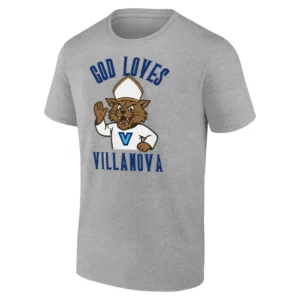 GOD LOVES VILLANOVA SHIRT – Pope Leo XIV Villanova Wildcats Spirit Tee G