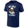 GOD LOVES VILLANOVA SHIRT – Pope Leo XIV Villanova Wildcats Spirit Tee N