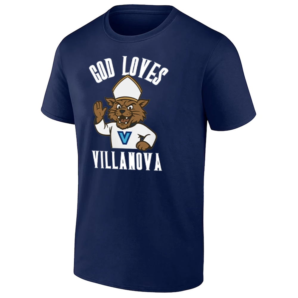 GOD LOVES VILLANOVA SHIRT – Pope Leo XIV Villanova Wildcats Spirit Tee N GOD LOVES VILLANOVA SHIRT – Pope Leo XIV Villanova Wildcats Spirit Tee N