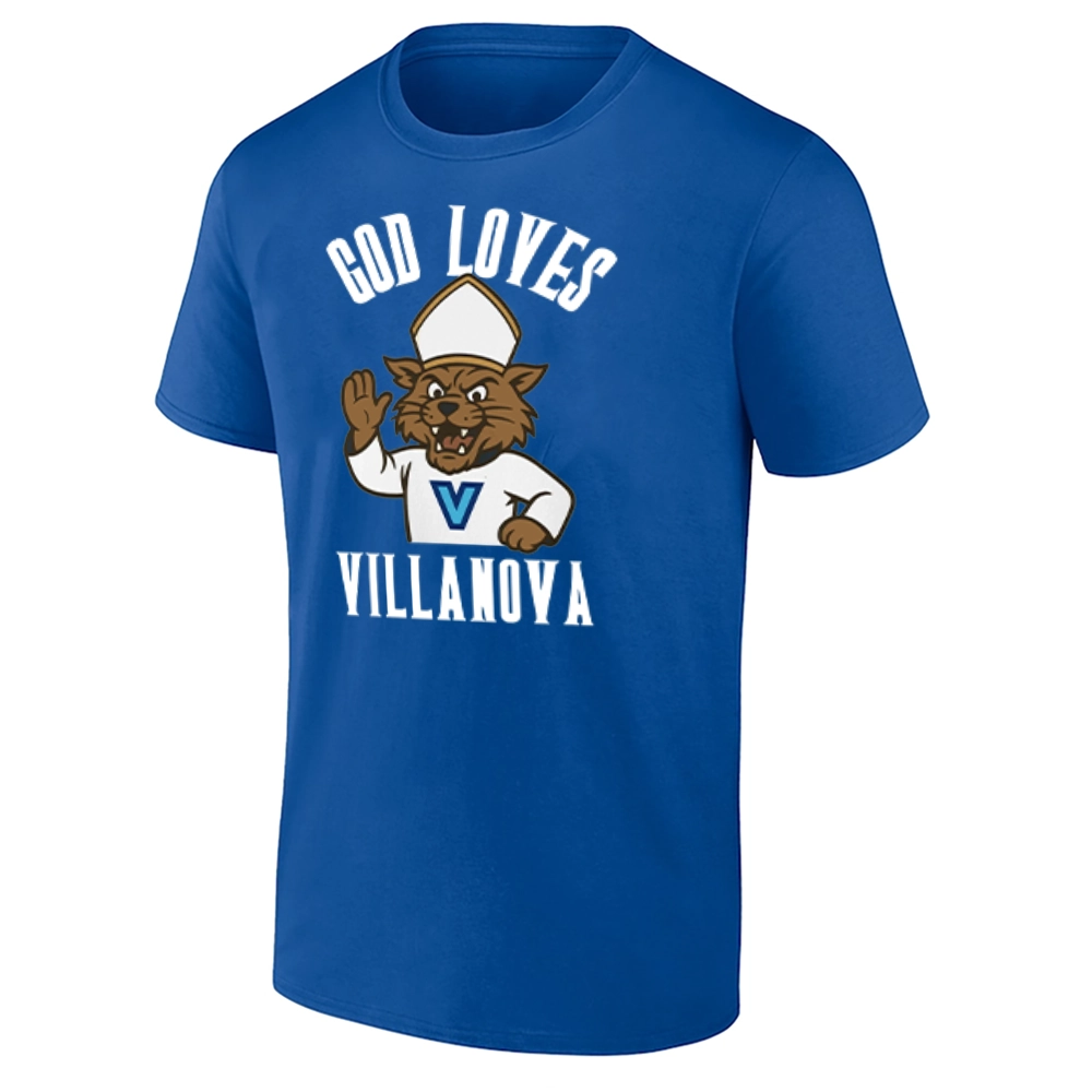 GOD LOVES VILLANOVA SHIRT – Pope Leo XIV Villanova Wildcats Spirit Tee RB GOD LOVES VILLANOVA SHIRT – Pope Leo XIV Villanova Wildcats Spirit Tee RB