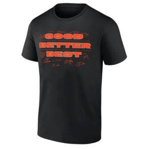 GOOD BETTER BEST SHIRT Chicago Bears Team Roster Signature Tee