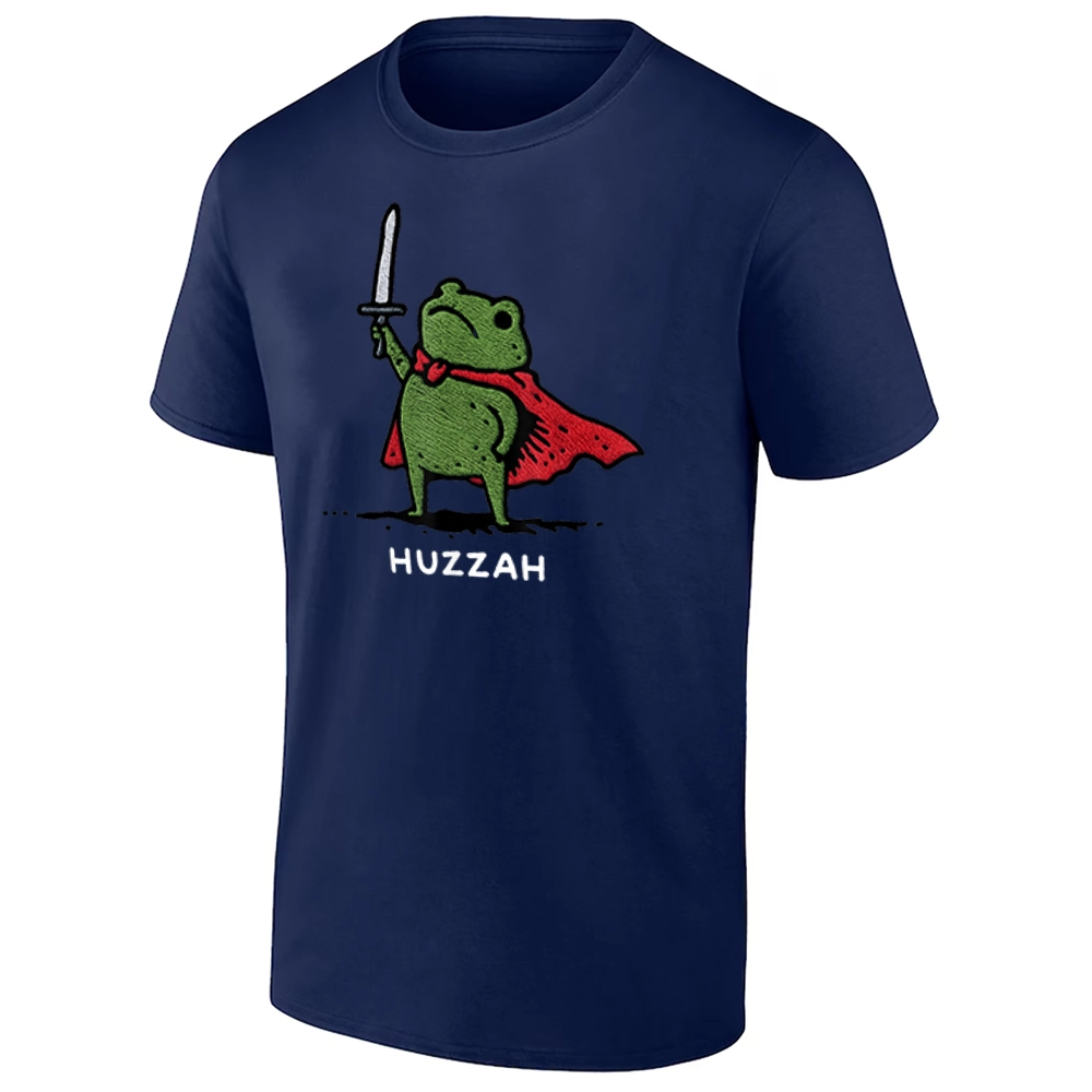 HUZZAH SHIRT Frog Knight Meme Sword Quote Tee N HUZZAH SHIRT Frog Knight Meme Sword Quote Tee N
