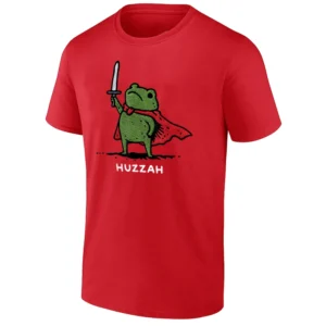 HUZZAH SHIRT Frog Knight Meme Sword Quote Tee R
