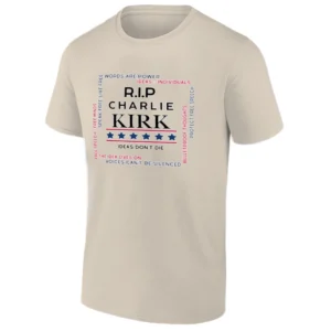 IDEAS DON’T DIE SHIRT Charlie Kirk Memorial Tribute Tee 1993 2025 S