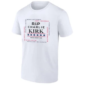 IDEAS DON’T DIE SHIRT Charlie Kirk Memorial Tribute Tee 1993 2025 W