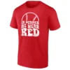 IN OCTOBER WE WEAR RED SHIRT 2025 MLB Postseason Philadelphia Phillies Tee