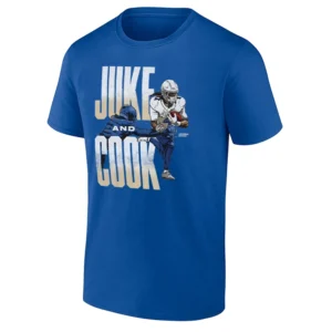 JUKE AND COOK SHIRT James Cook Juke Move – Buffalo Bills RB Tribute Tee RB
