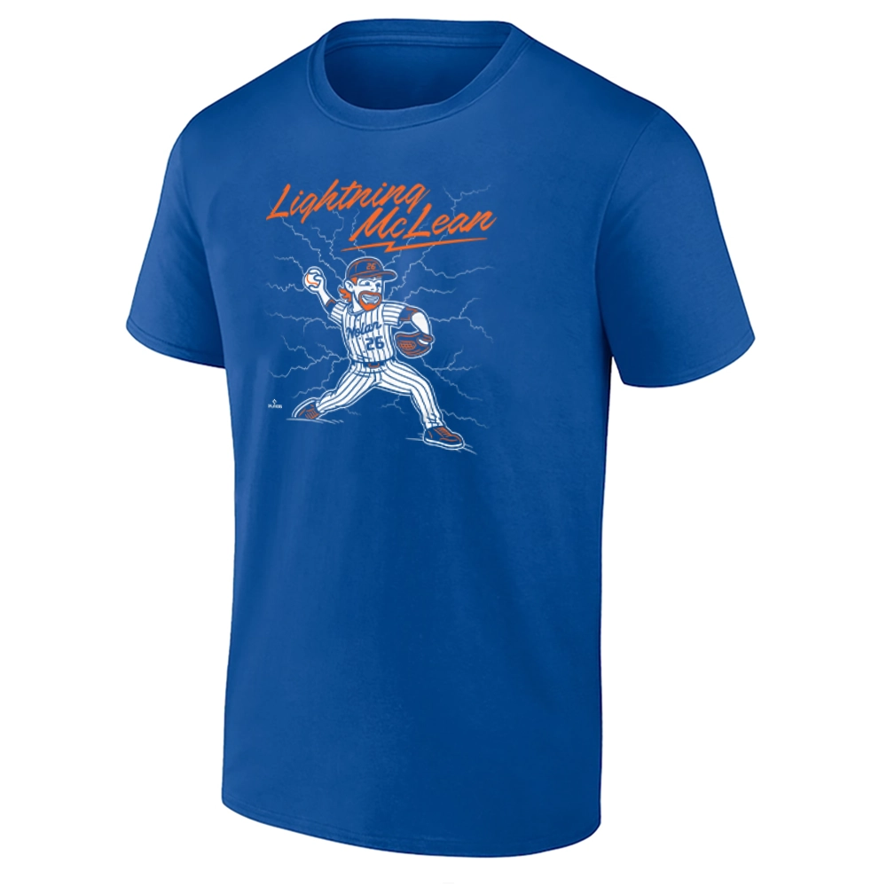 Lightning McLean Shirt Nolan McLean - New York Mets Lightning McLean Shirt Nolan McLean New York Mets