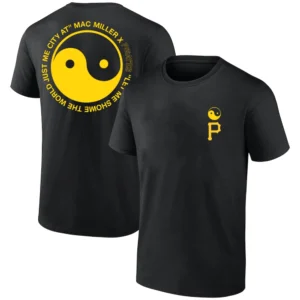 MAC MILLER X PIRATES SHIRT Yinzerpalooza Tribute Tee Pittsburgh Pirates Celebration of Mac Miller