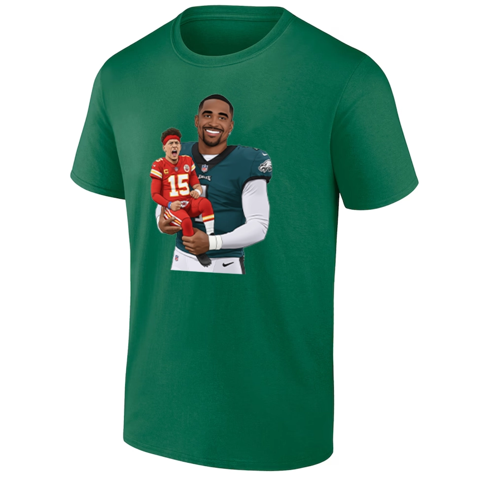 MAHOMES DADDY SHIRT – Jalen Hurts Holding Patrick Mahomes Funny Eagles Meme Tee Philadelphia Eagles Fans Tee FG MAHOMES DADDY SHIRT – Jalen Hurts Holding Patrick Mahomes Funny Eagles Meme Tee Philadelphia Eagles Fans Tee FG
