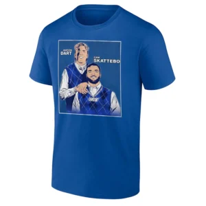 NEW YORK STEP BROTHERS SHIRT Jaxson Dart & Cam Skattebo New York Giants Tee